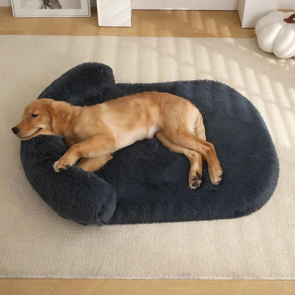 Egg Crate Foam Waterproof Orthopedic Dog Bed with Pillow