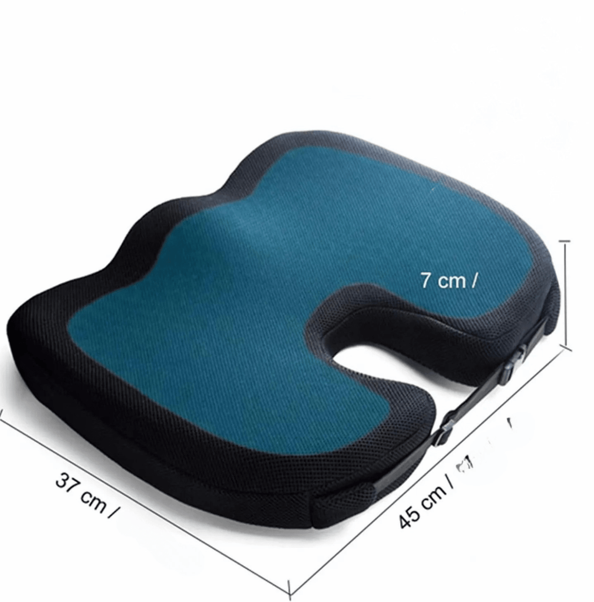 Memory Foam and Gel Coccyx Cushion with U-Cutout – view 4