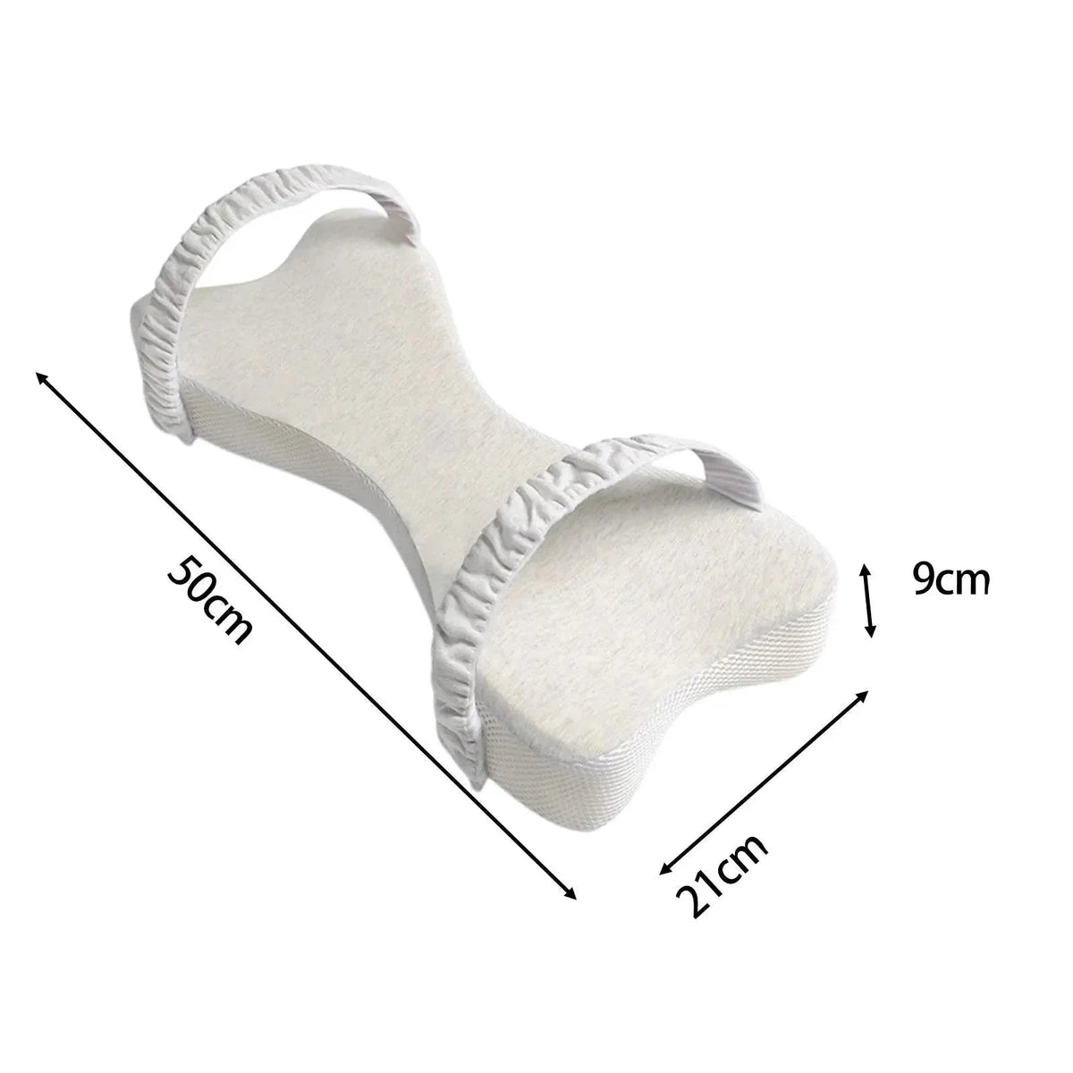 Contoured Memory Foam Orthopedic Leg Pillow for Side Sleepers – view 3