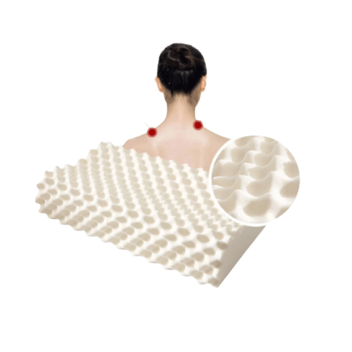 Breathable Orthopedic Massage Cushion in Natural Latex