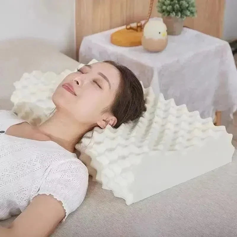 Breathable Orthopedic Massage Cushion in Natural Latex – view 9
