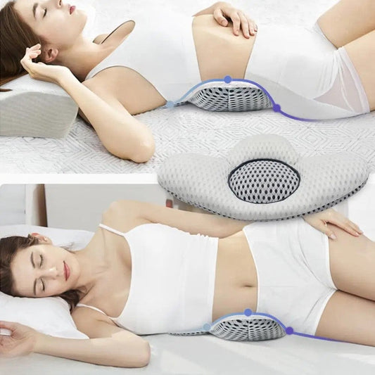 Ergonomic Buckwheat Orthopedic Cushion for Back Support