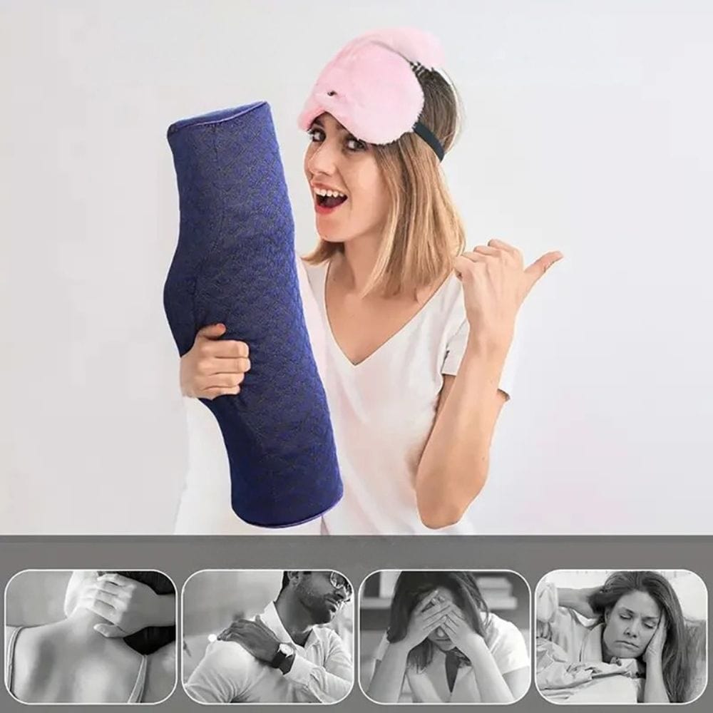 Memory Foam Breathable Orthopedic Cushion Neck Roll – view 6