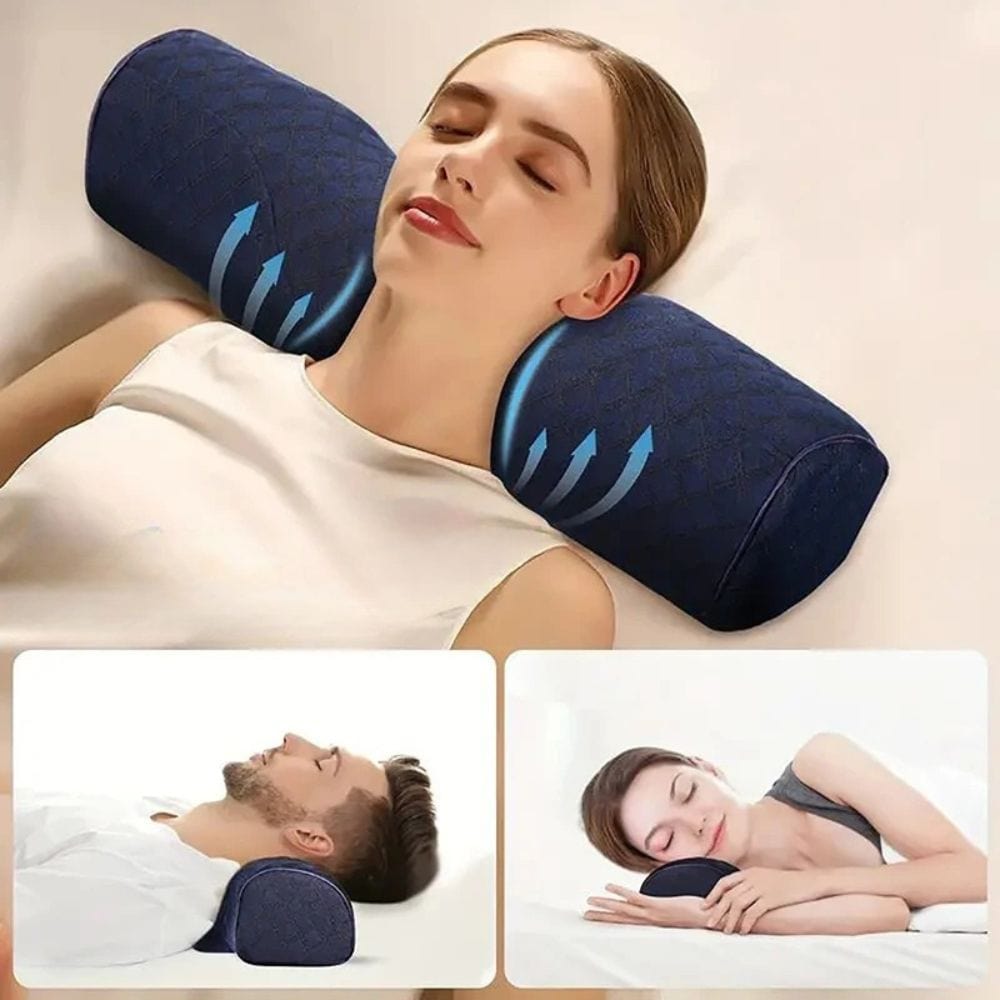 Memory Foam Breathable Orthopedic Cushion Neck Roll – view 2