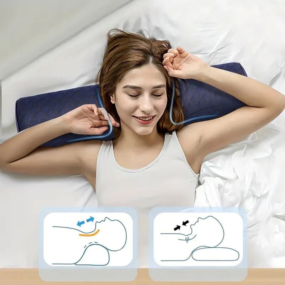 Memory Foam Breathable Orthopedic Cushion Neck Roll – view 5