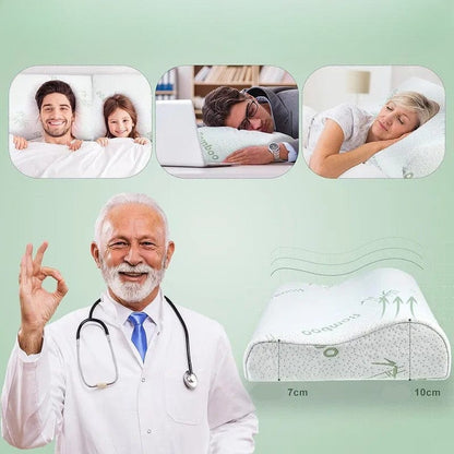 Long Orthopedic Cushion for Neck Support While Sleeping – view 6