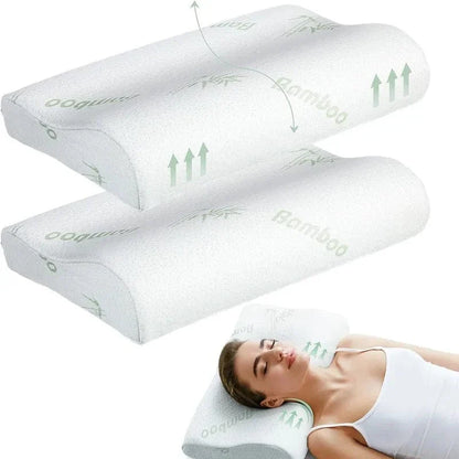 Long Orthopedic Cushion for Neck Support While Sleeping – view 2