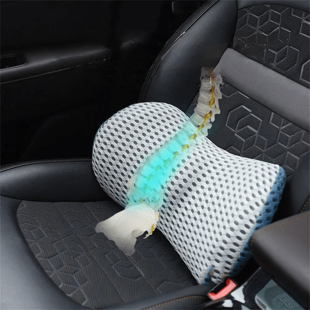 Breathable Orthopedic Back Cushion for Chairs and Car Seats – view 2