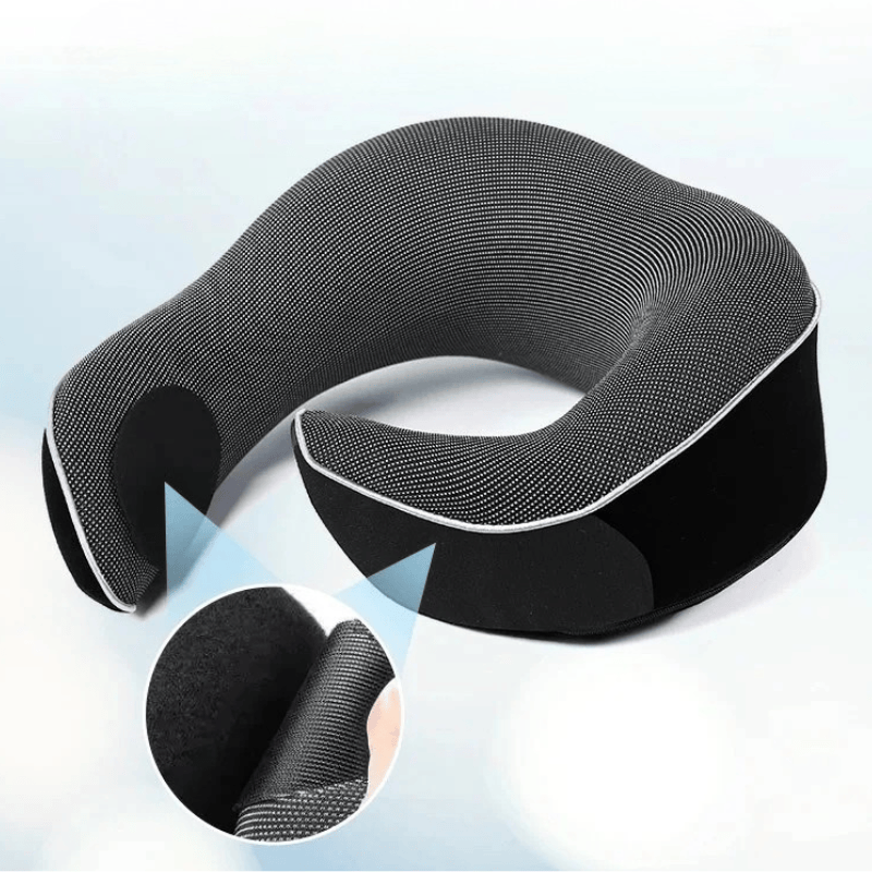 Roll-Up Memory Foam Travel Neck Pillow with 360° Support – view 3