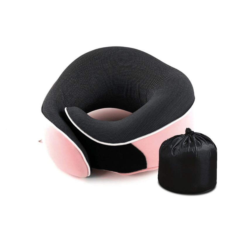 Roll-Up Memory Foam Travel Neck Pillow with 360° Support – view 4