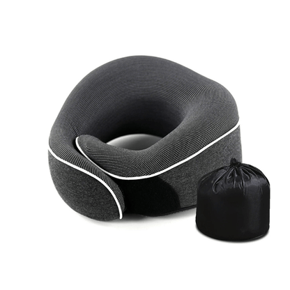 Roll-Up Memory Foam Travel Neck Pillow with 360° Support