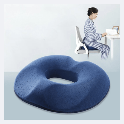 Ventilated Memory Foam Donut Lumbar Support Pillow