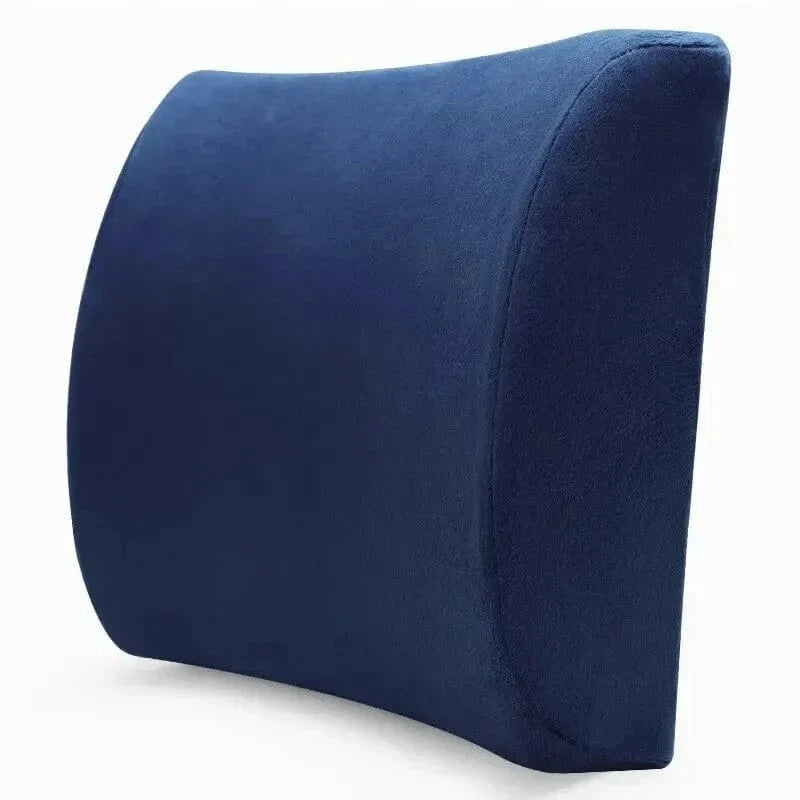 Adjustable Memory Foam Lumbar Support Pillow with Strap