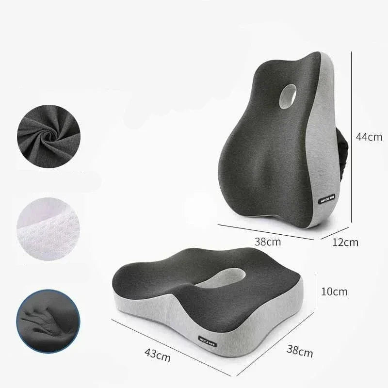 Ergonomic Bamboo Charcoal Orthopedic Back Cushion – view 2