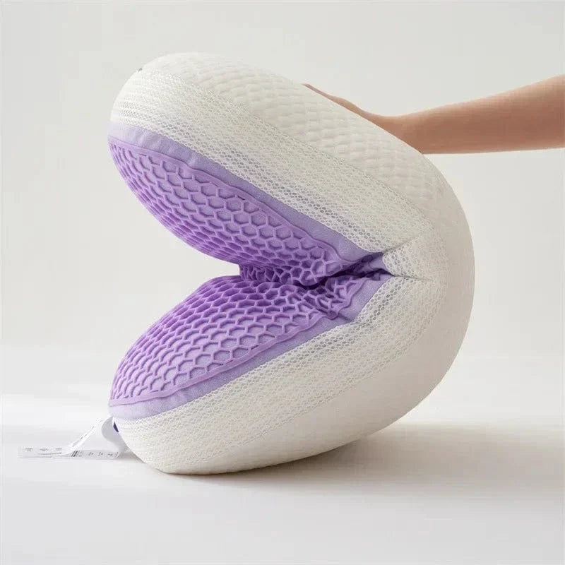 Contoured Orthopedic Gel Cushion for Neck and Vertebrae – view 12