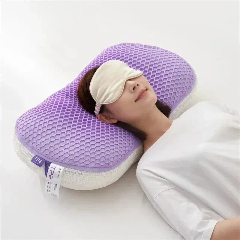 Contoured Orthopedic Gel Cushion for Neck and Vertebrae – view 9