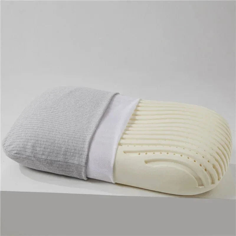 Natural Latex Orthopedic Cushion with Cotton Cover – view 6