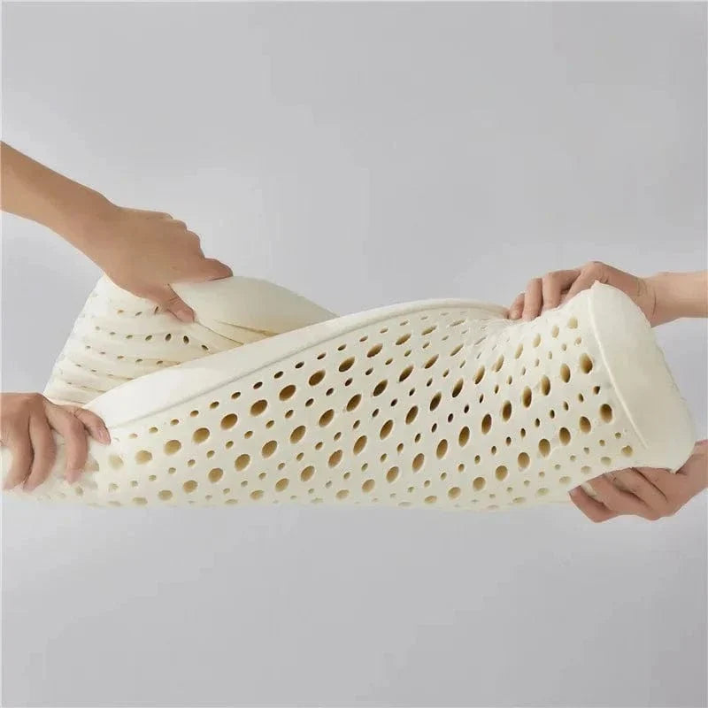 Natural Latex Orthopedic Cushion with Cotton Cover – view 3