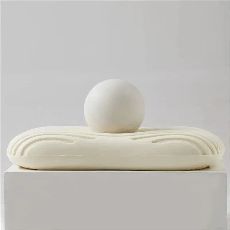 Natural Latex Orthopedic Cushion with Cotton Cover – view 2
