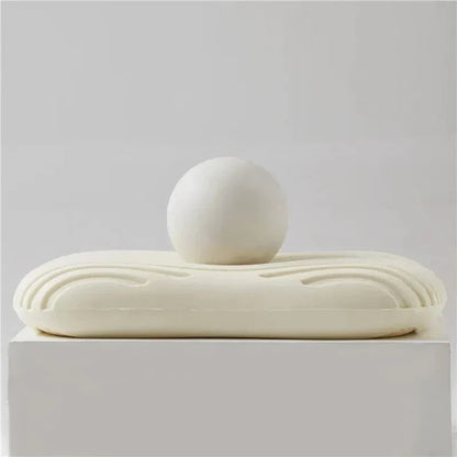 Natural Latex Orthopedic Cushion with Cotton Cover – view 2
