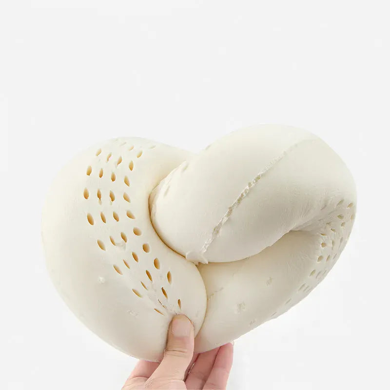 Foldable Breathable Orthopedic Cushion for Neck and Travel – view 2