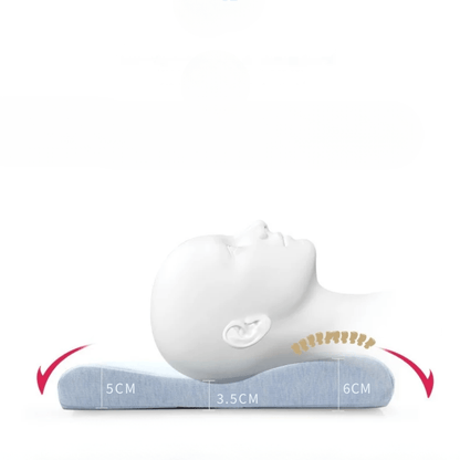 Anti Deformation Cervical Foam Pillow with Concave Design – view 5