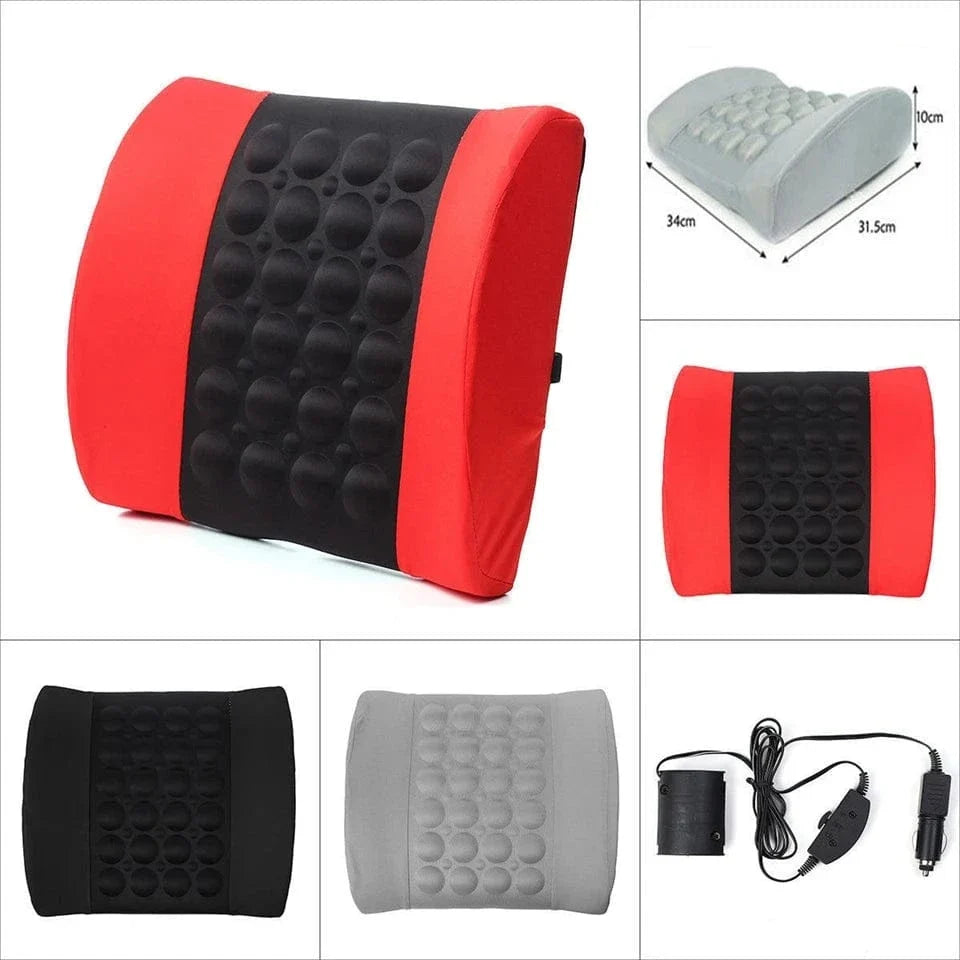 Vibrating Lumbar Support Pillow for Car Seats