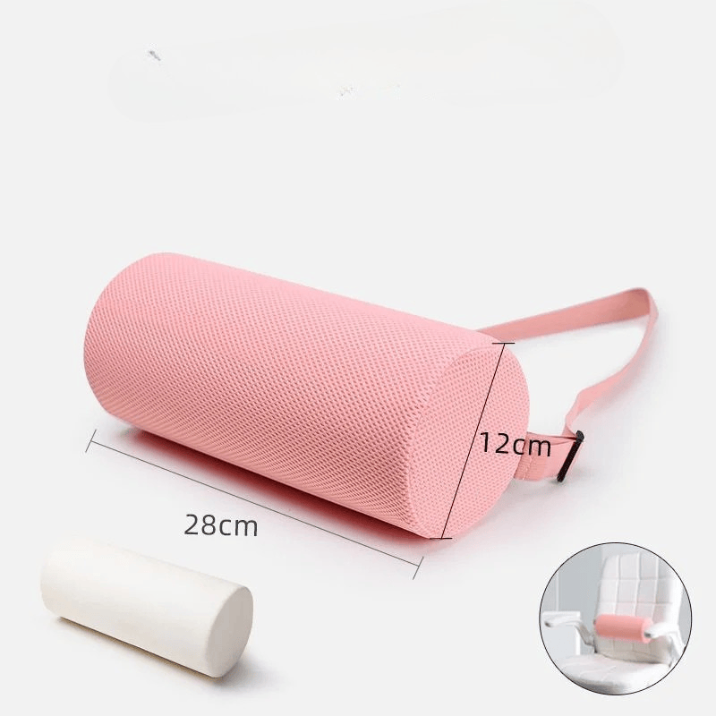 High-Density Lumbar Support Pillow with Strap