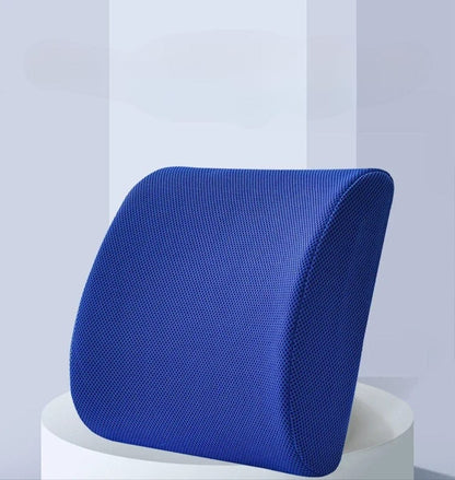 Blue Adjustable Lumbar Support Pillow with Storage Pocket – view 5