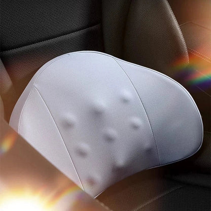 Ergonomic Blue Lumbar Support Pillow with Massage Bumps – view 7