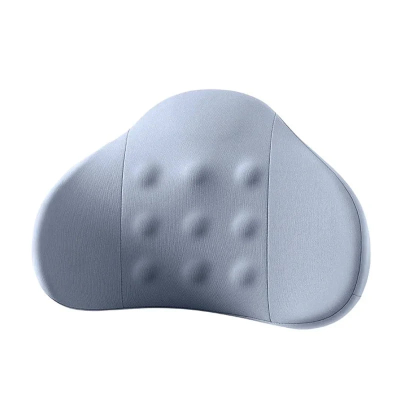 Ergonomic Blue Lumbar Support Pillow with Massage Bumps – view 6