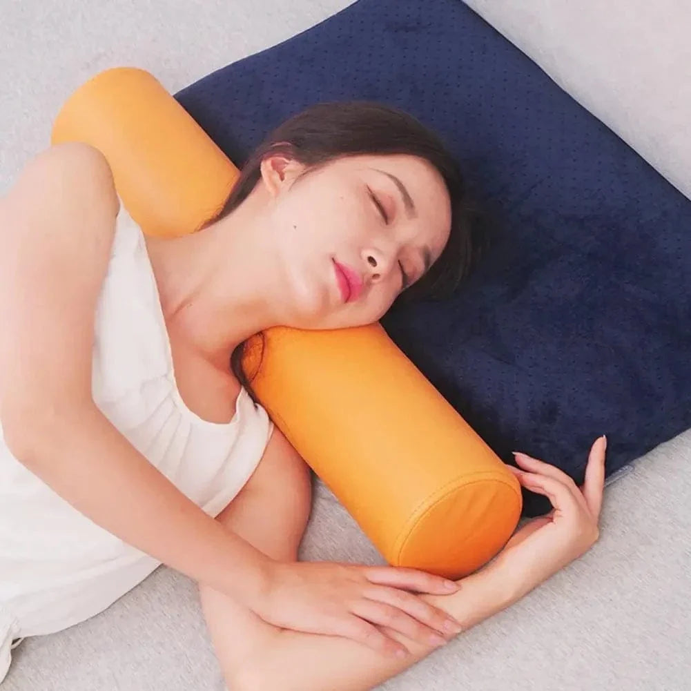 Cylindrical Roll Lumbar Support Pillow with Removable Cover – view 10