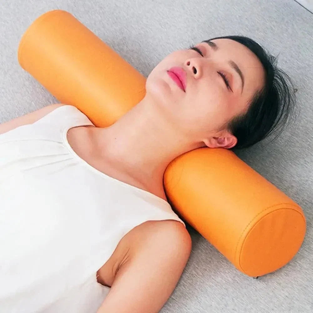 Cylindrical Roll Lumbar Support Pillow with Removable Cover – view 13