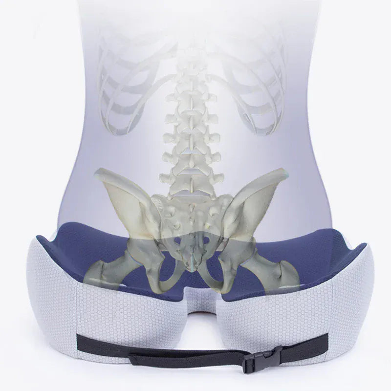 Adjustable Breathable Lumbar Support Pillow for Office – view 2