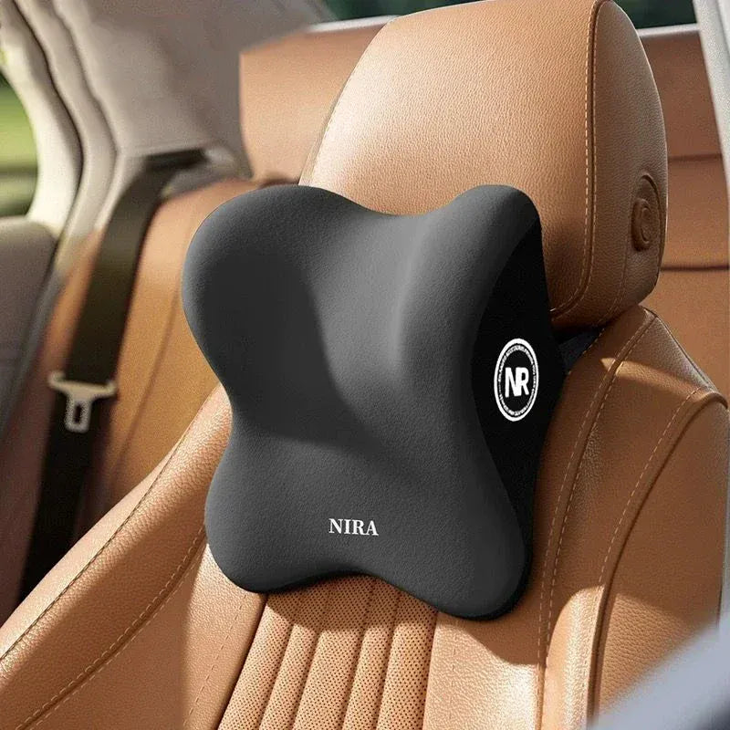 Two-Piece Lumbar Support Pillow for Car with Headrest – view 4
