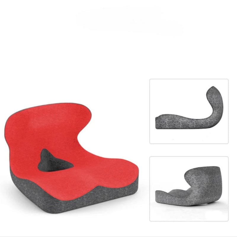 L-Shaped Non Slip Lumbar Support Pillow with Cotton Cover – view 3