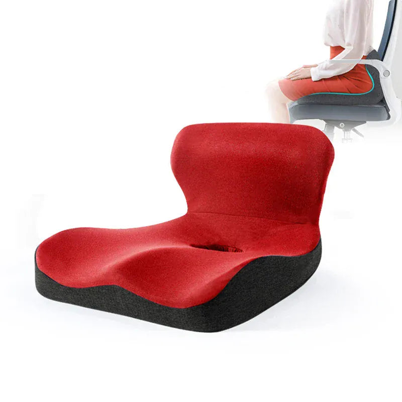 L-Shaped Non Slip Lumbar Support Pillow with Cotton Cover – view 2