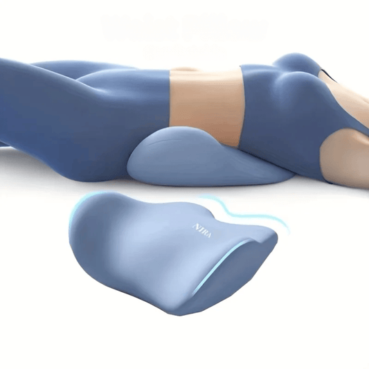 Ergonomic Memory Foam Lumbar Cushion with Washable Cover