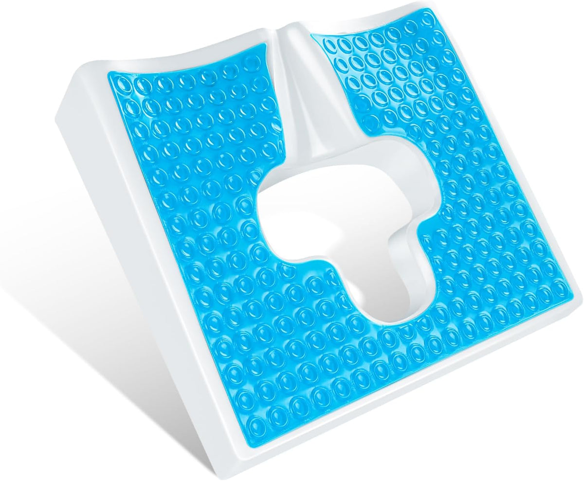 T-Shaped Memory Foam Lumbar Support Pillow with Gel – view 2