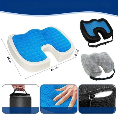 Portable Gel Lumbar Support Pillow with Carry Handle – view 4