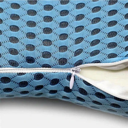 Curved Lumbar Support Pillow for Sleeping with Mesh Cover – view 2