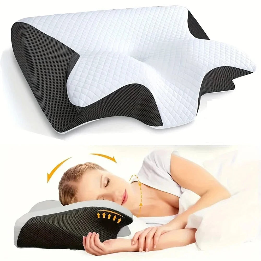 Butterfly Memory Foam Orthopedic Cushion for Neck Support