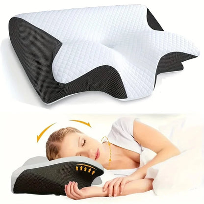 Butterfly Memory Foam Orthopedic Cushion for Neck Support