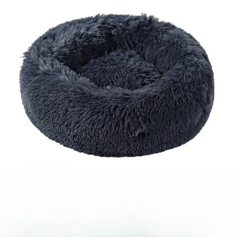 Round Plush Nest Non Slip Orthopedic Cat Bed – view 6