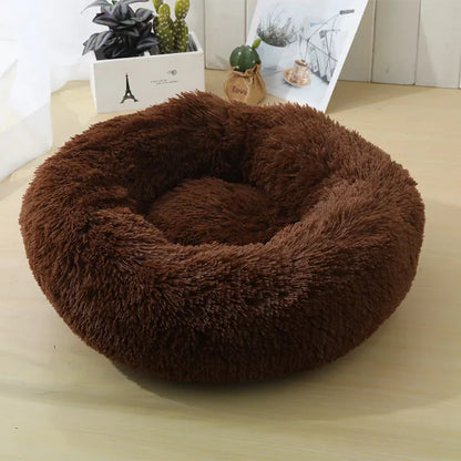 Round Plush Nest Non Slip Orthopedic Cat Bed – view 11