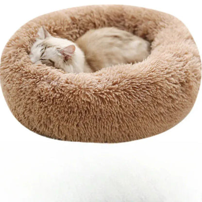 Round Plush Nest Non Slip Orthopedic Cat Bed – view 10