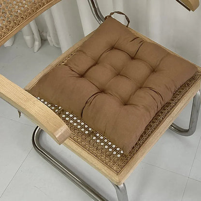 Thick Square Coccyx Cushion with Tie Straps
