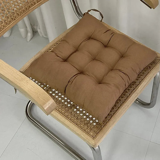 Thick Square Coccyx Cushion with Tie Straps