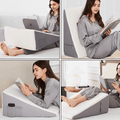 Memory Foam Bed Wedge Cushion for Back Pain – view 4