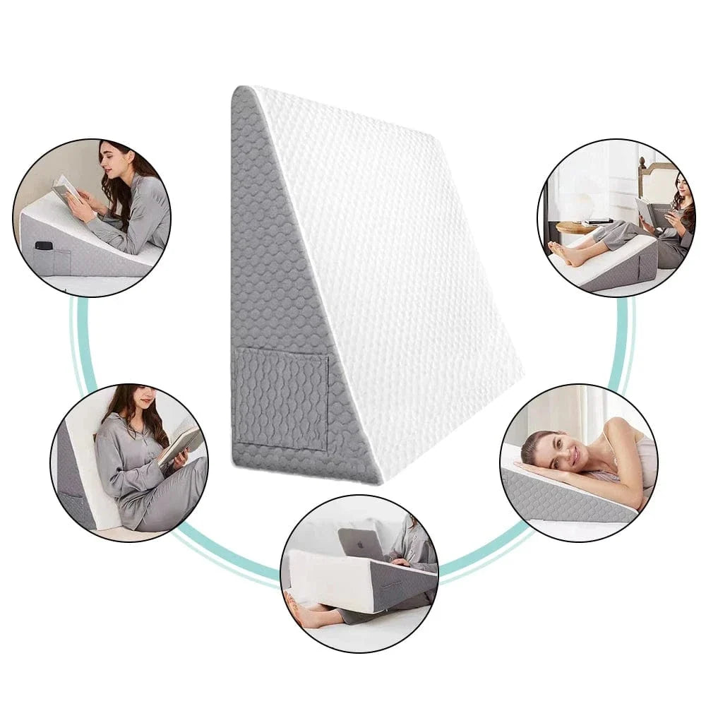 Memory Foam Bed Wedge Cushion for Back Pain